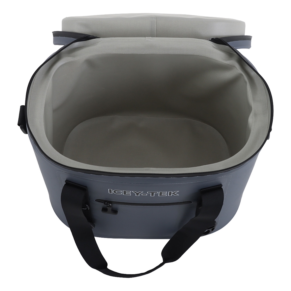 Icey-Tek Heavy Duty 30-Can Cooler Bag Grey