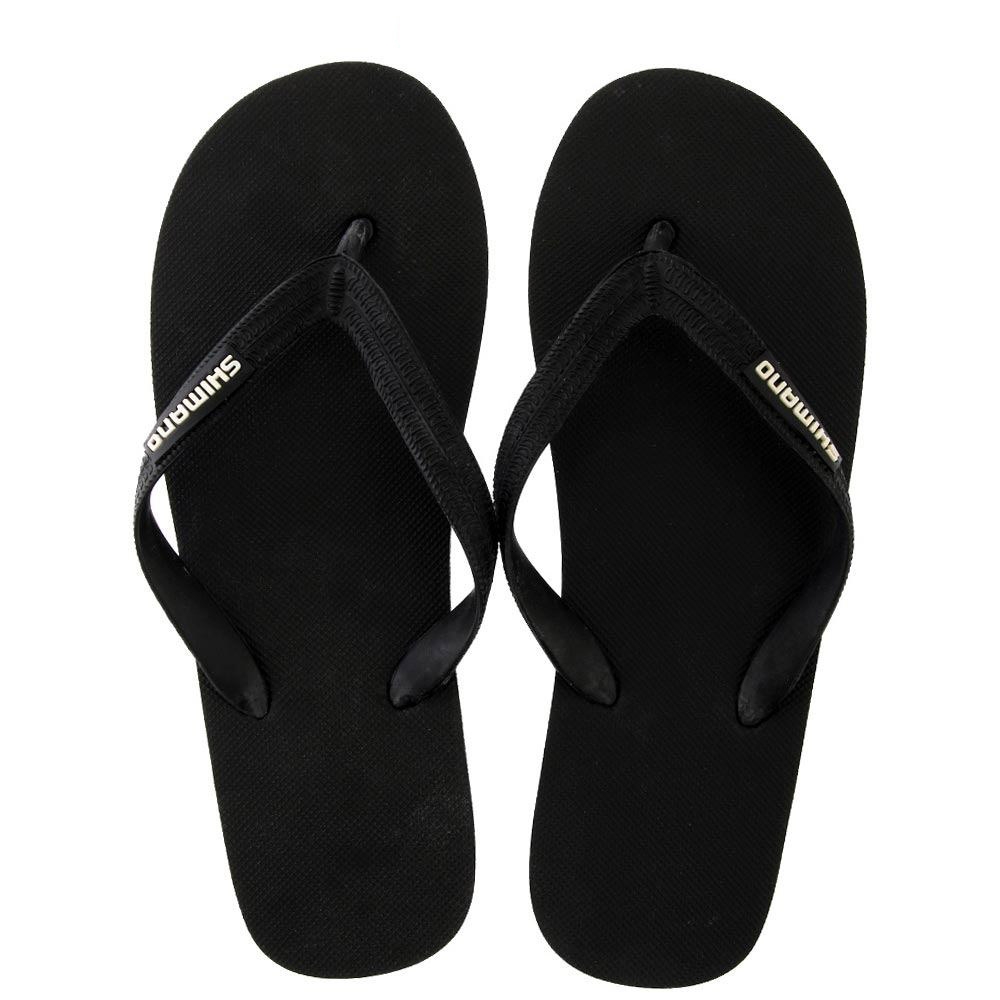 Shimano Jandals Black with Logo on Strap US8