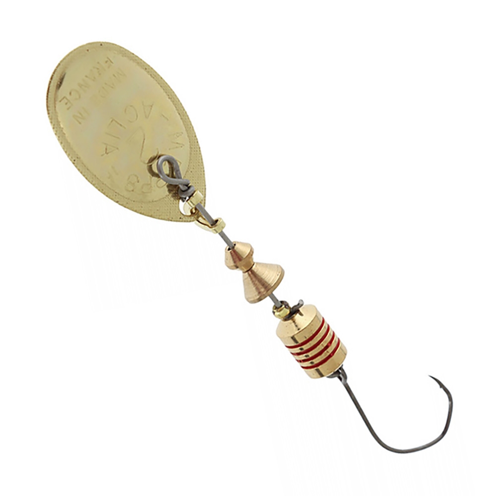 Mepps Aglia French Spinner Lure Single Hook Gold 4.7g #2