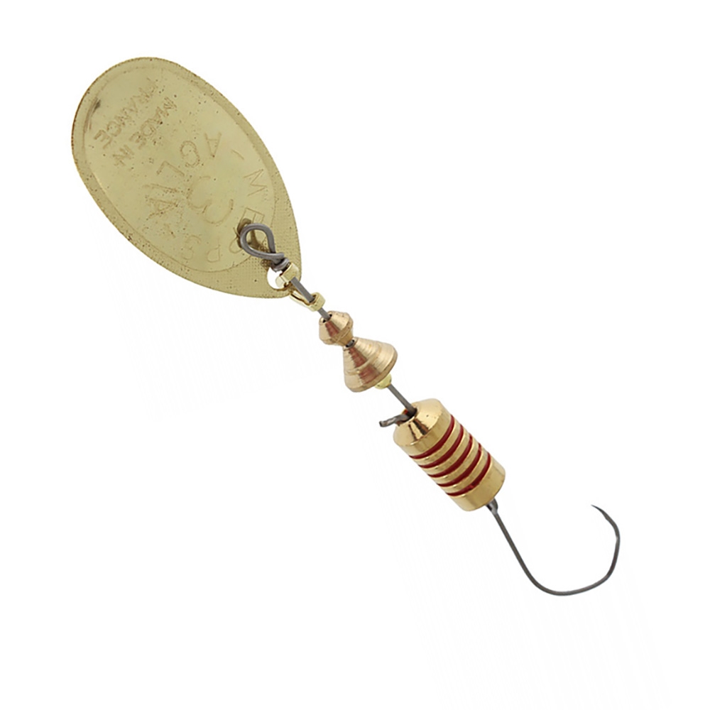 Mepps Aglia French Spinner Lure Single Hook Gold 7g #3