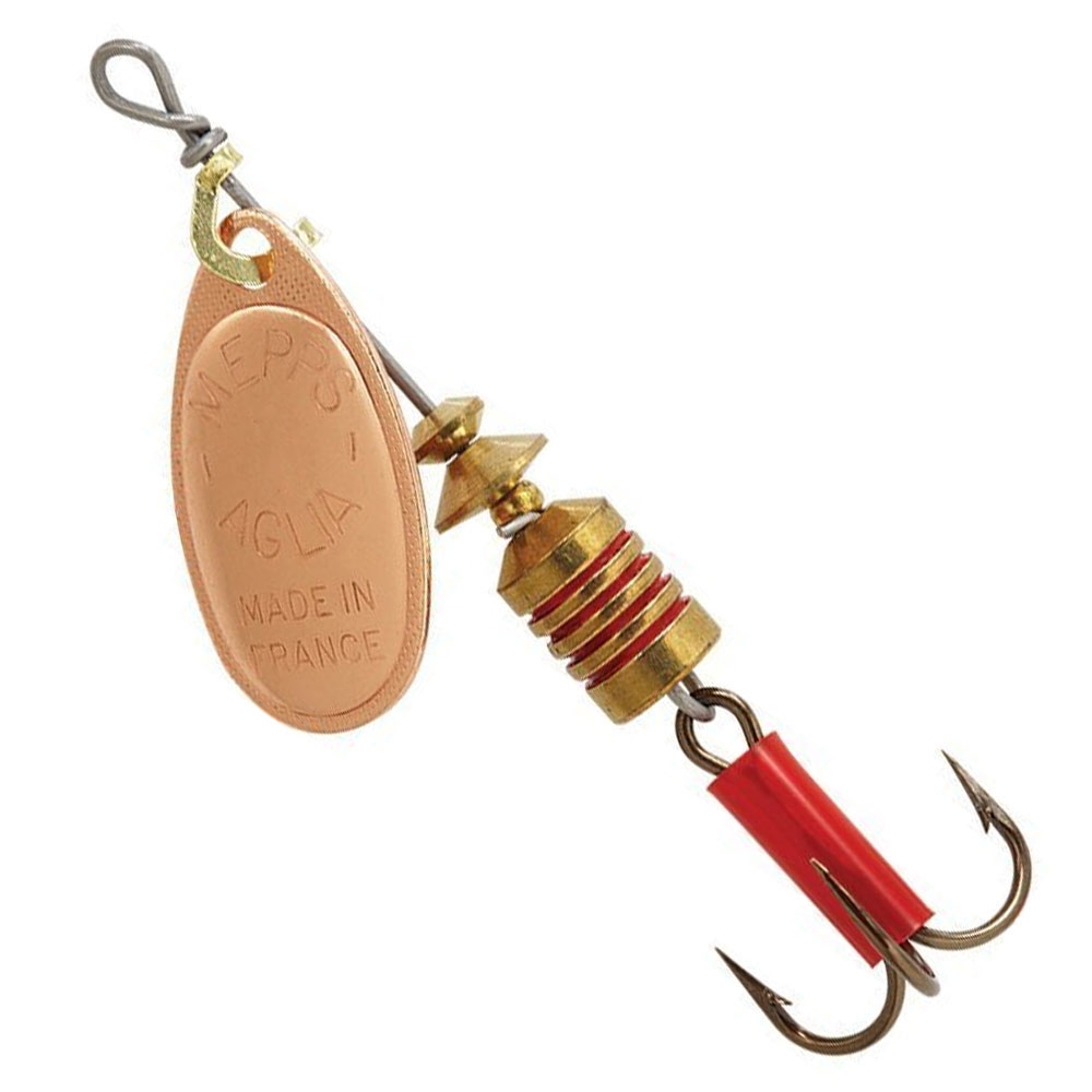 Mepps Aglia French Spinner Lure Single Hook Gold