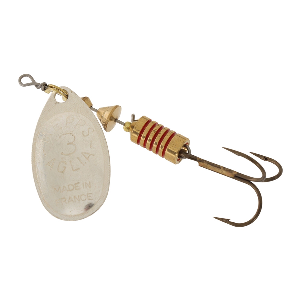 Mepps Aglia Spinner Lure No.3 Silver Treble Hook