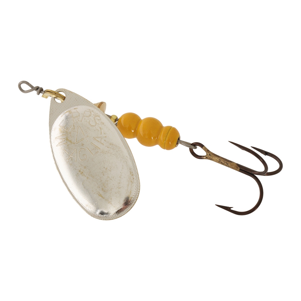 Mepps Aglia Spinner Lure No.4 Silver Treble Hook
