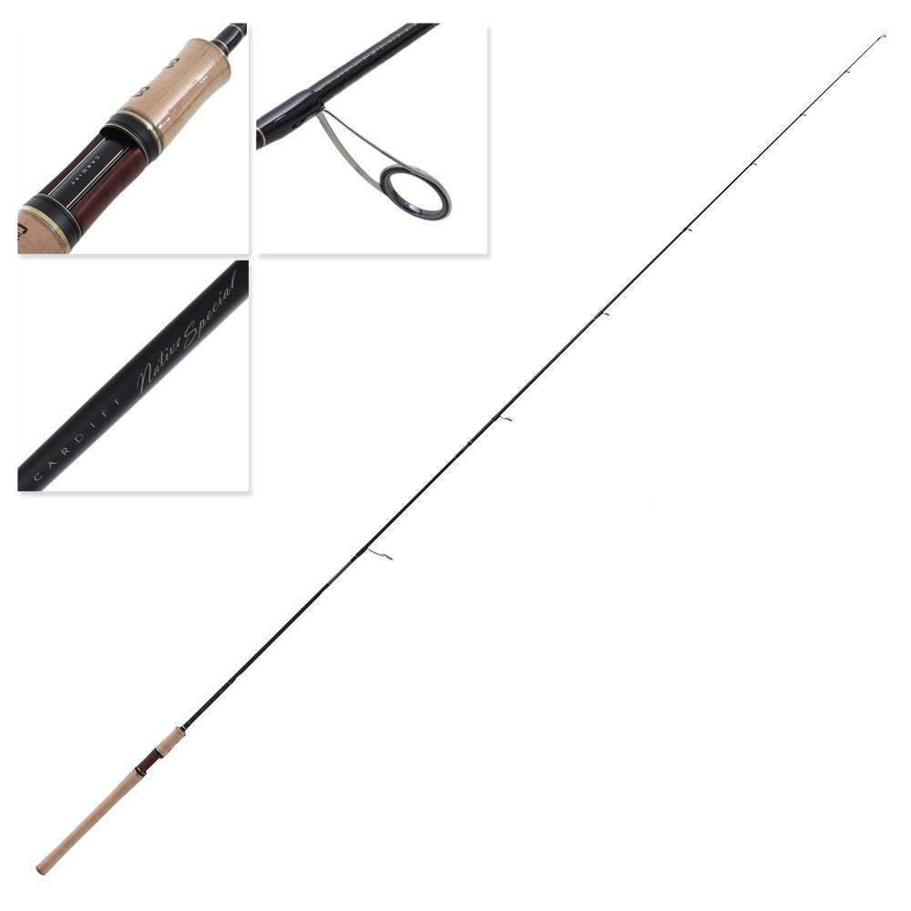 shimano cardiff rods NATIVE SPECIAL S77ML Spinning Rod for Trout YOKI Tackle Fishing Gear Emporium S60UL Overall Length shimano cardiff ax trout area