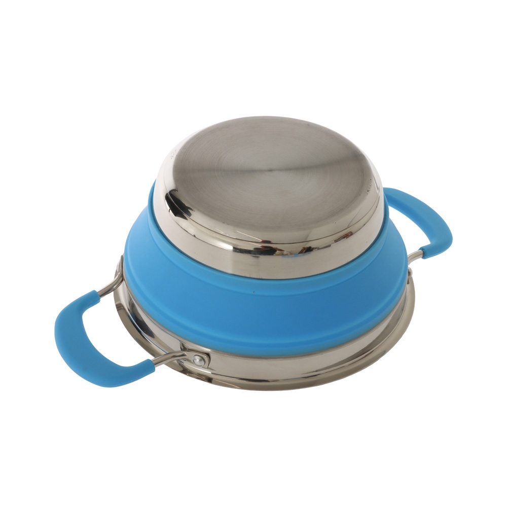 Non-Stick Collapsible Silicone Cooking Pot Medium 2.5L