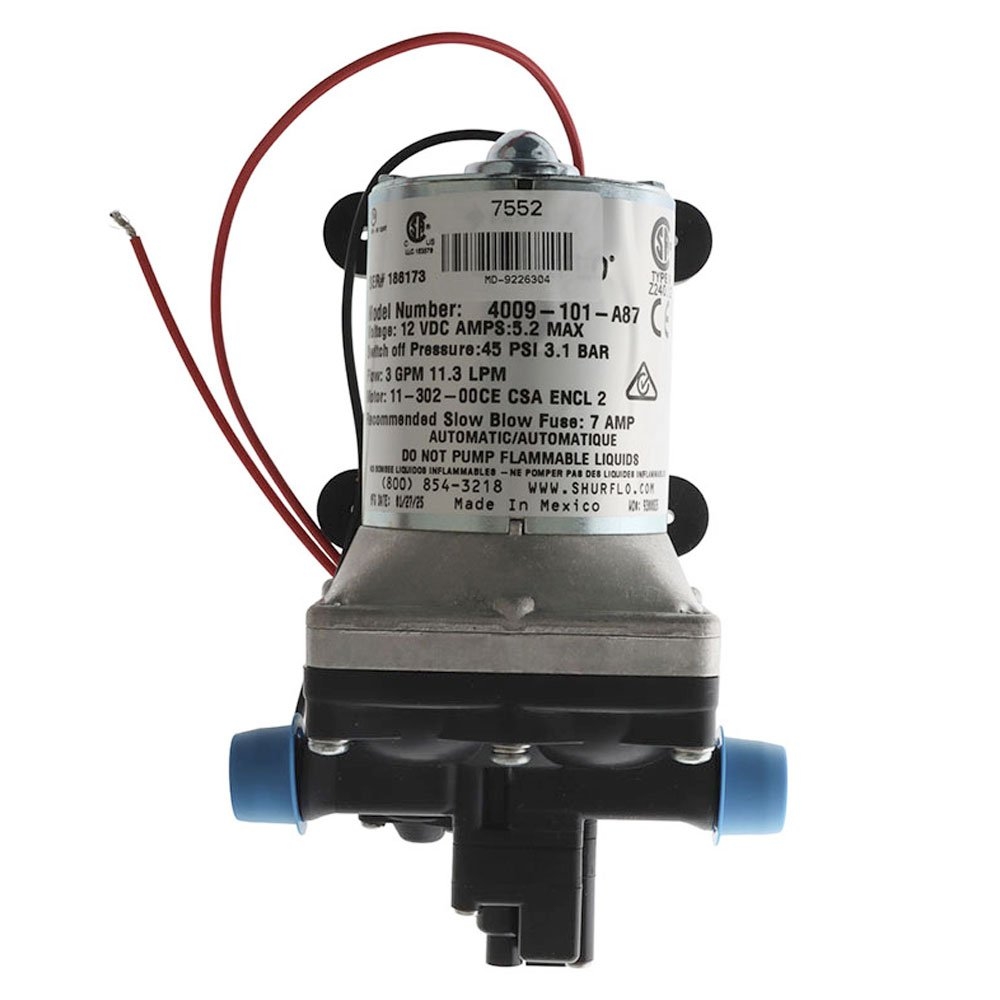 Shurflo Revolution 4009 Fresh Water Pump 12V 11LPM