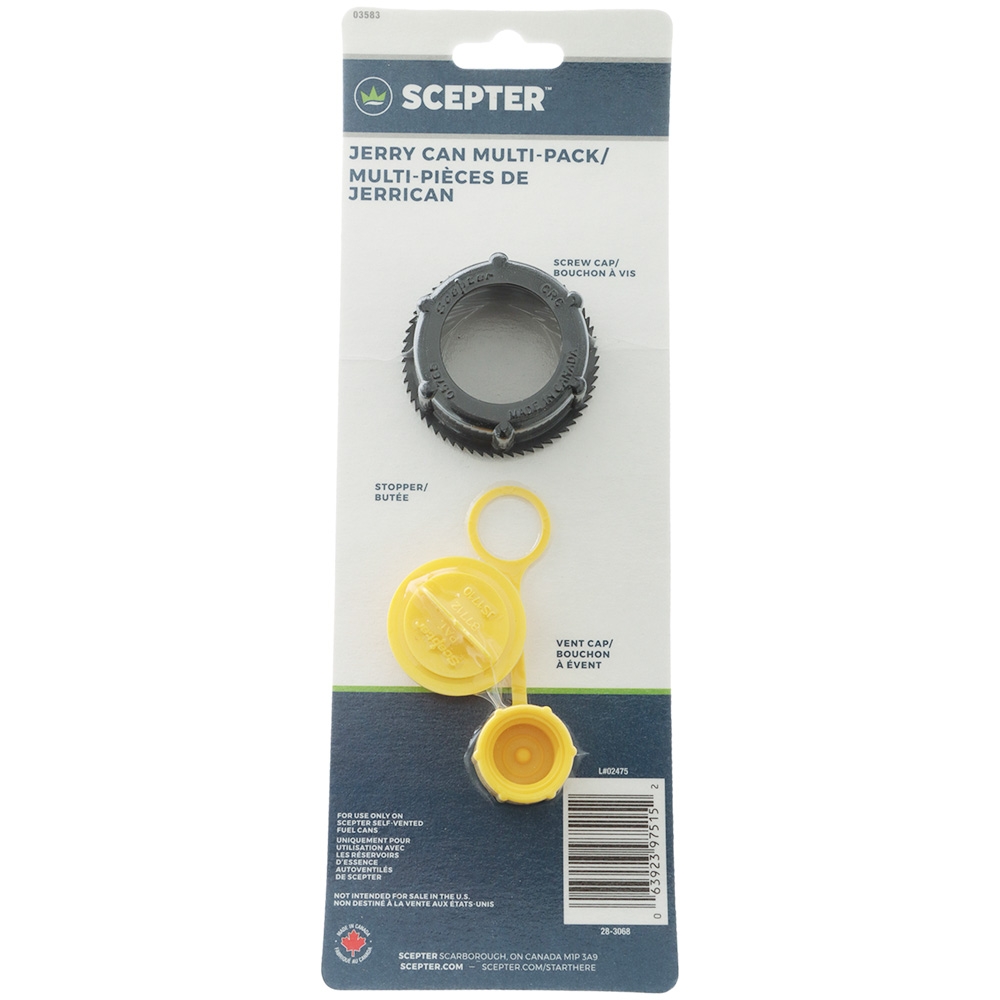 Scepter Jerry Can 3-Piece Spare Parts Kit