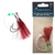 Fishtech 2-Hook Mutsu Flasher Rig Red N Ready Size 4/0