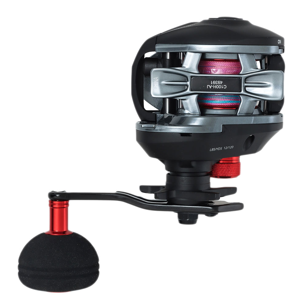 Okuma Ceymar 100HAJ Baitcaster Reel with Power Handle and Braid