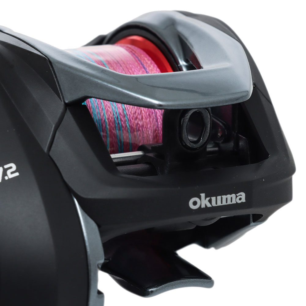Okuma Ceymar 100HAJ Baitcaster Reel with Power Handle and Braid