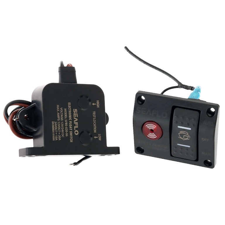Seaflo Bilge Electronic Sensor Water Level Alarm with Control Switch 24V