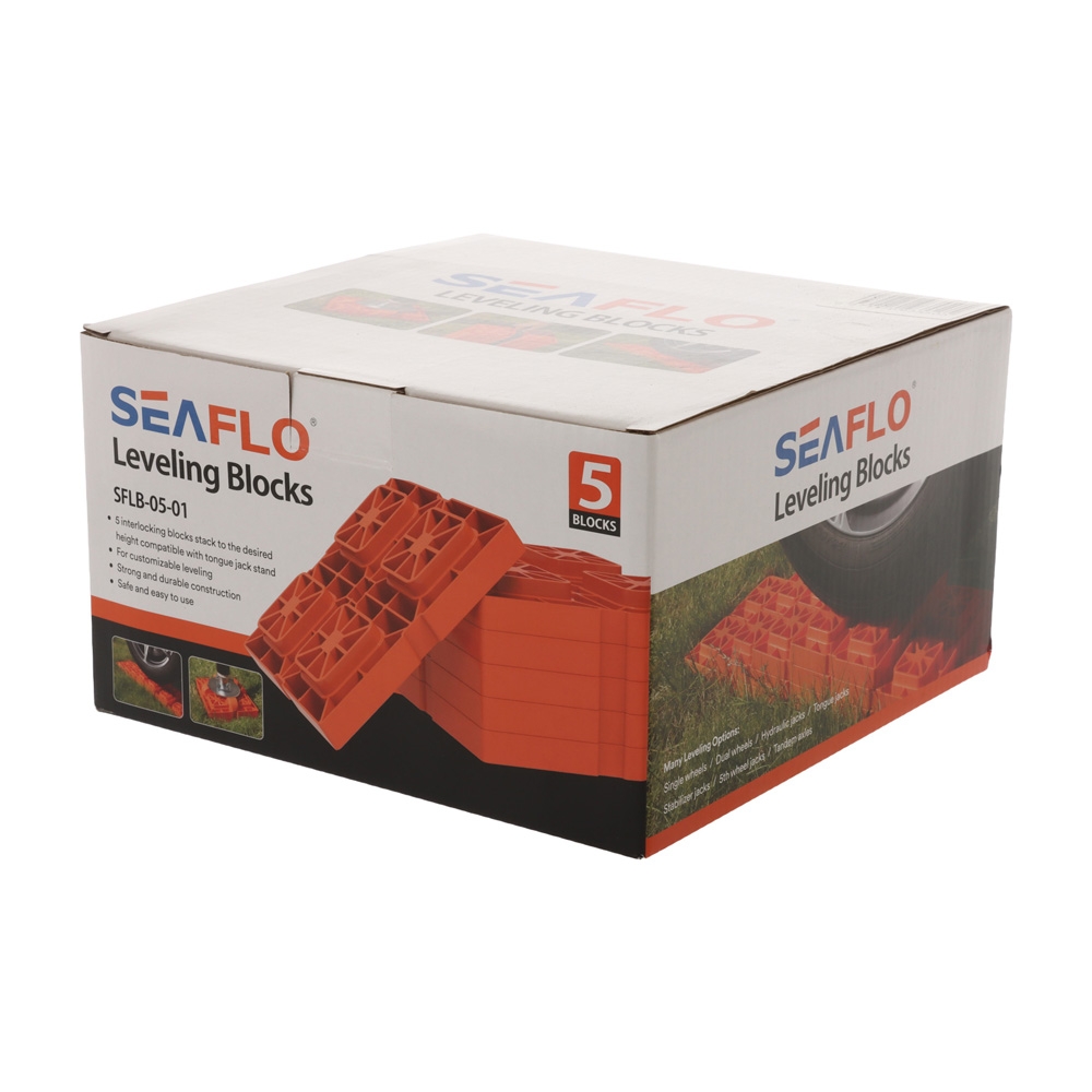 Seaflo Heavy Duty RV Interlocking Levelling Blocks Qty 5