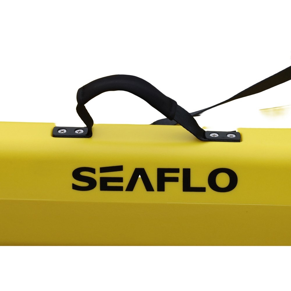 Seaflo Moraine Adult and Child Kayak with Paddle and Leash 7ft 8in Yellow