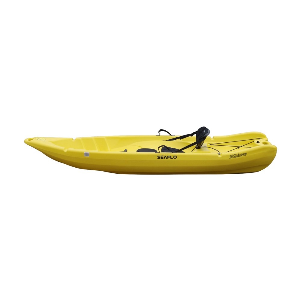 Seaflo Moraine Adult and Child Kayak with Paddle and Leash 7ft 8in Yellow