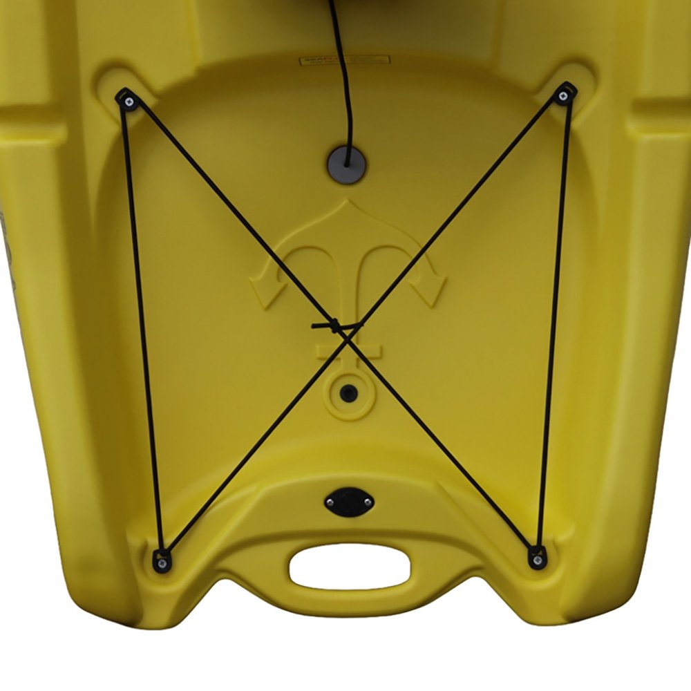 Seaflo Moraine Adult and Child Kayak with Paddle and Leash 7ft 8in Yellow