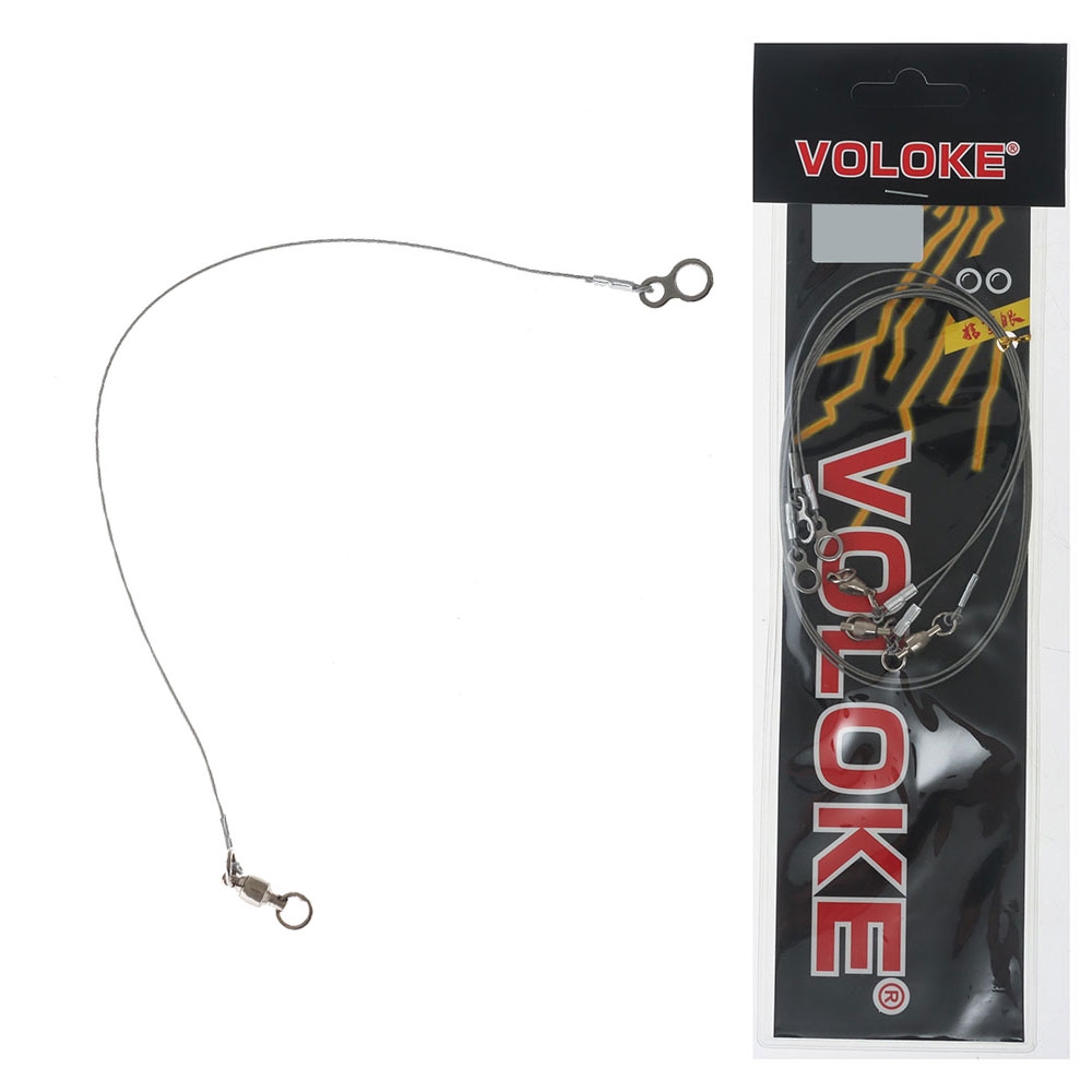 Heavy Duty Lure Saver Stainless Steel Wire Leader 30cm x 1.0mm 120lb