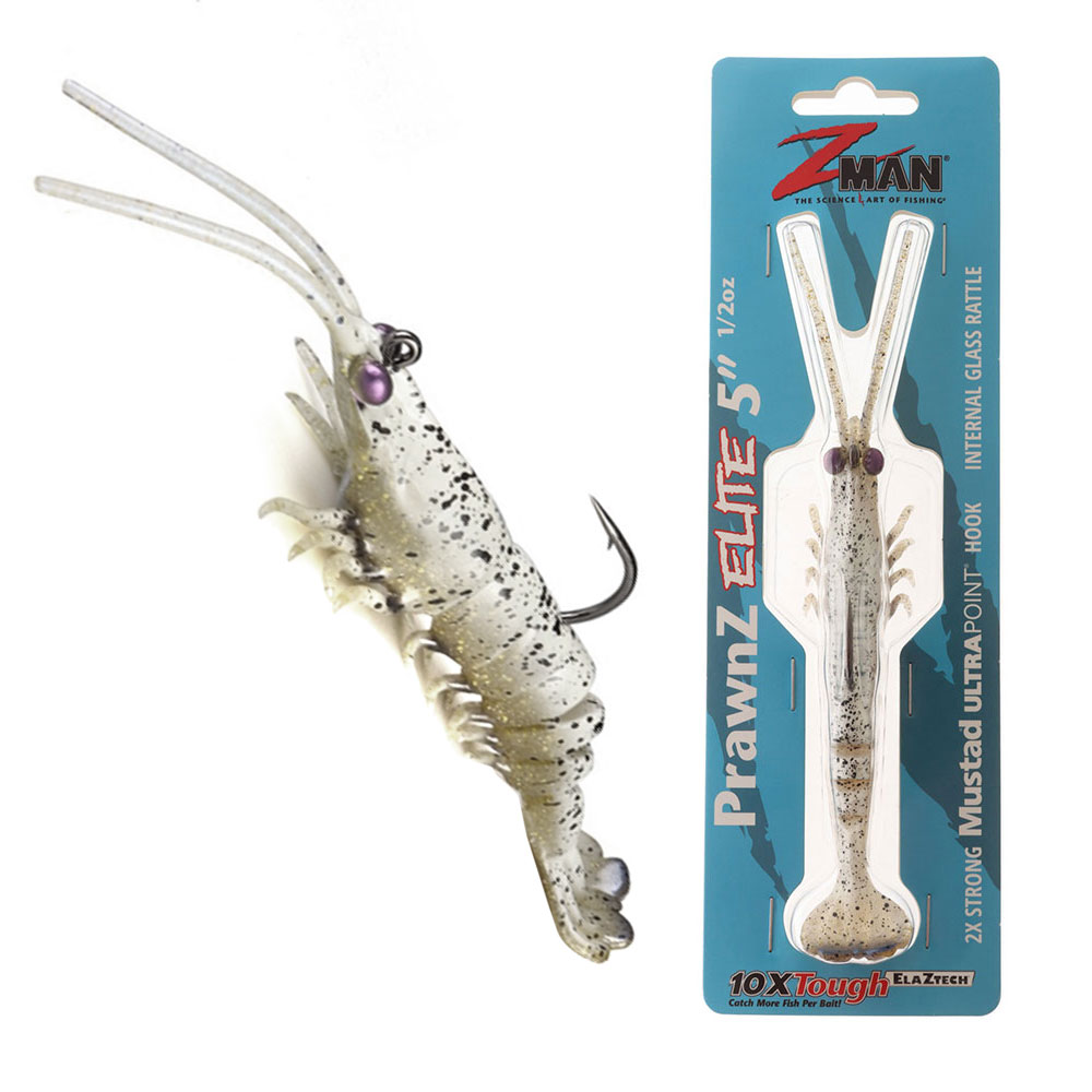 Z-Man PrawnZ Elite Soft Bait 5in Beer Run