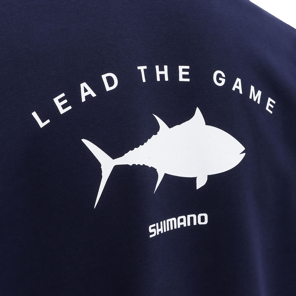Shimano Lead The Game Mens Pullover Hoodie Tuna