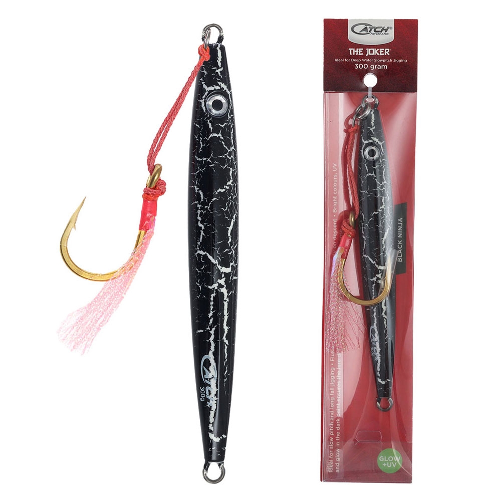 Catch The Joker Longfall Jig 300g Black Ninja