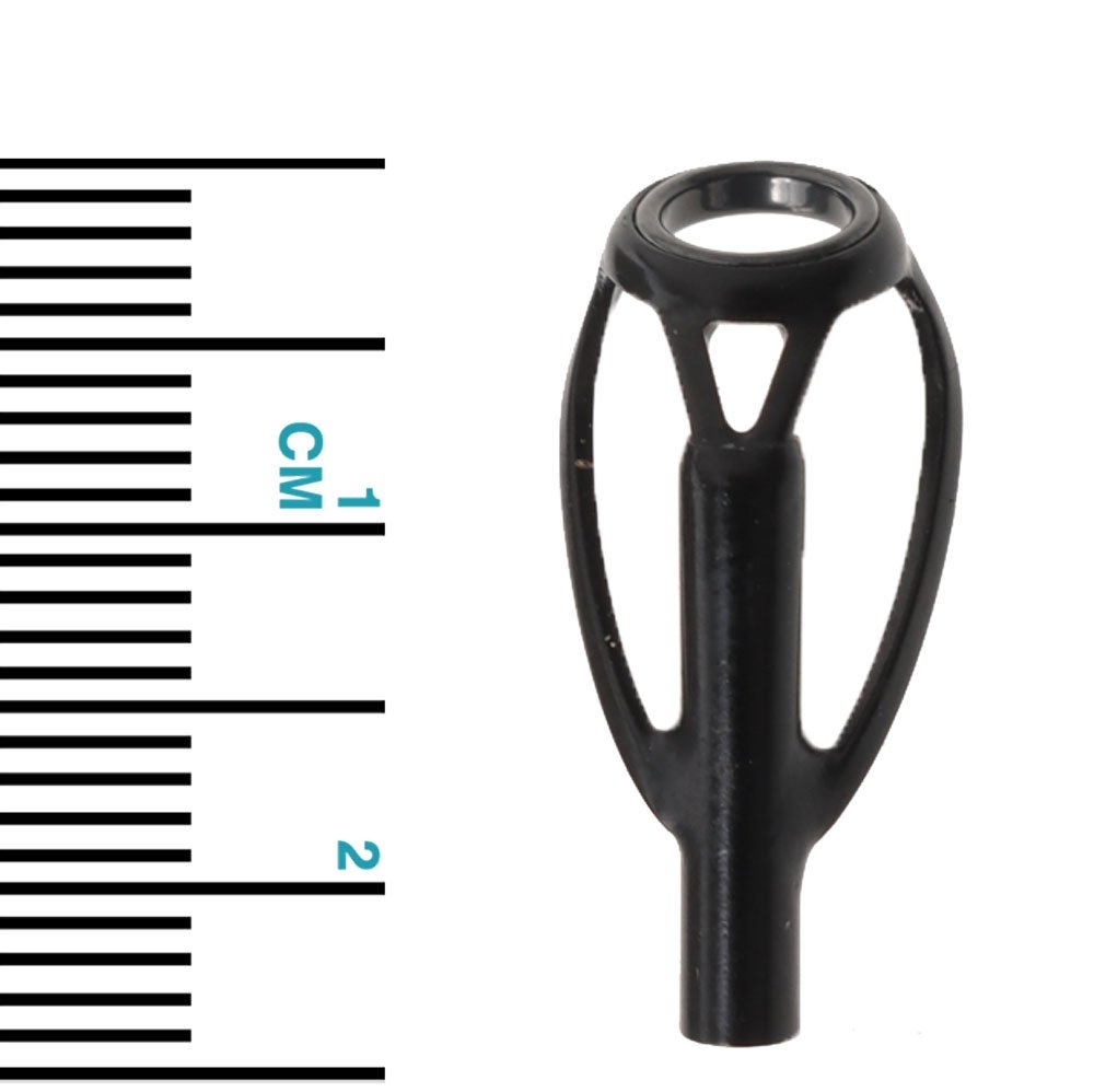 Sea Guide SUT BSURST SS316 Tangle-Free Rod Tip Guide Black