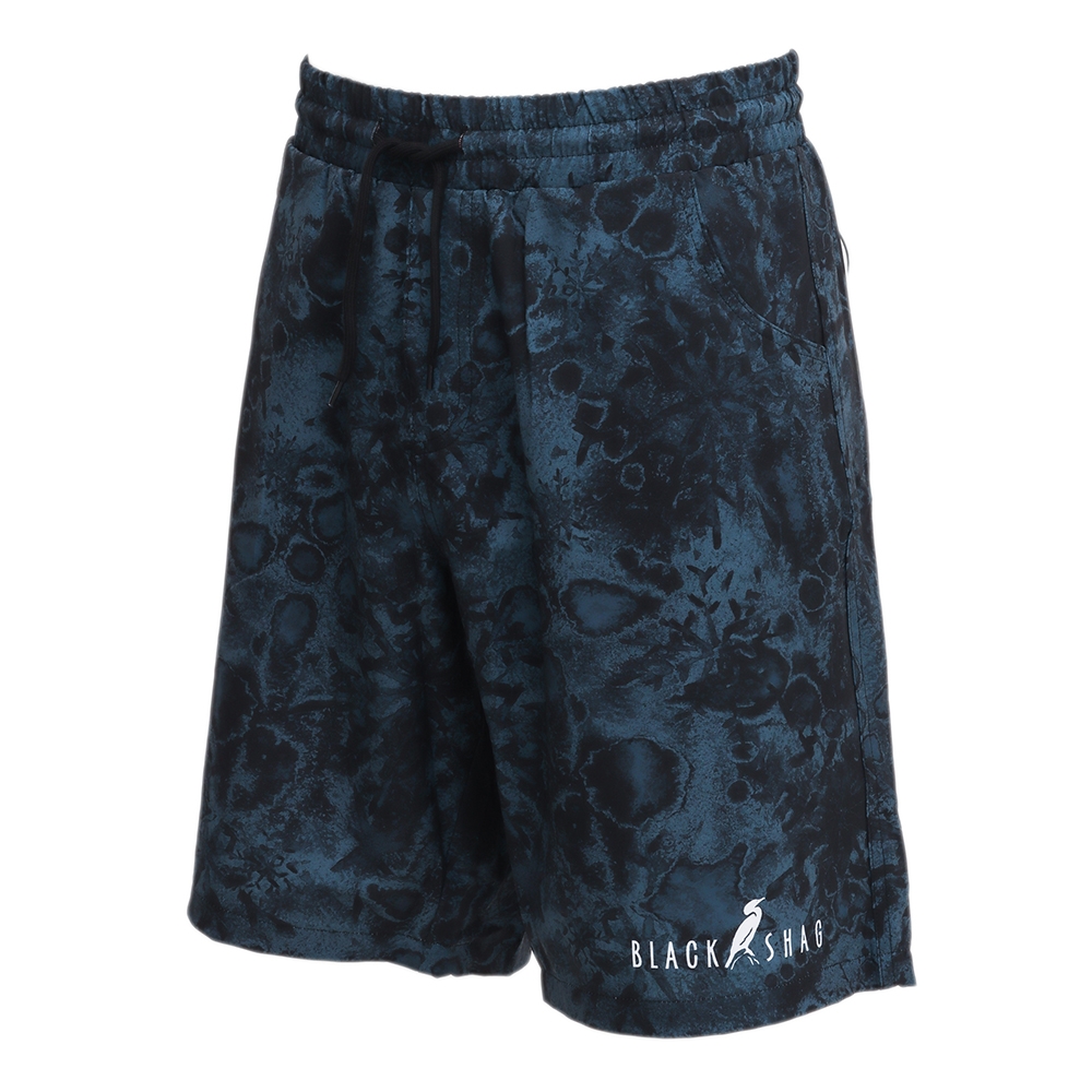 Black Shag Quick-Dry Stretch Mens Board Shorts