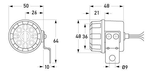 Hella Marine Reversing Alarm 89dB 12-36v