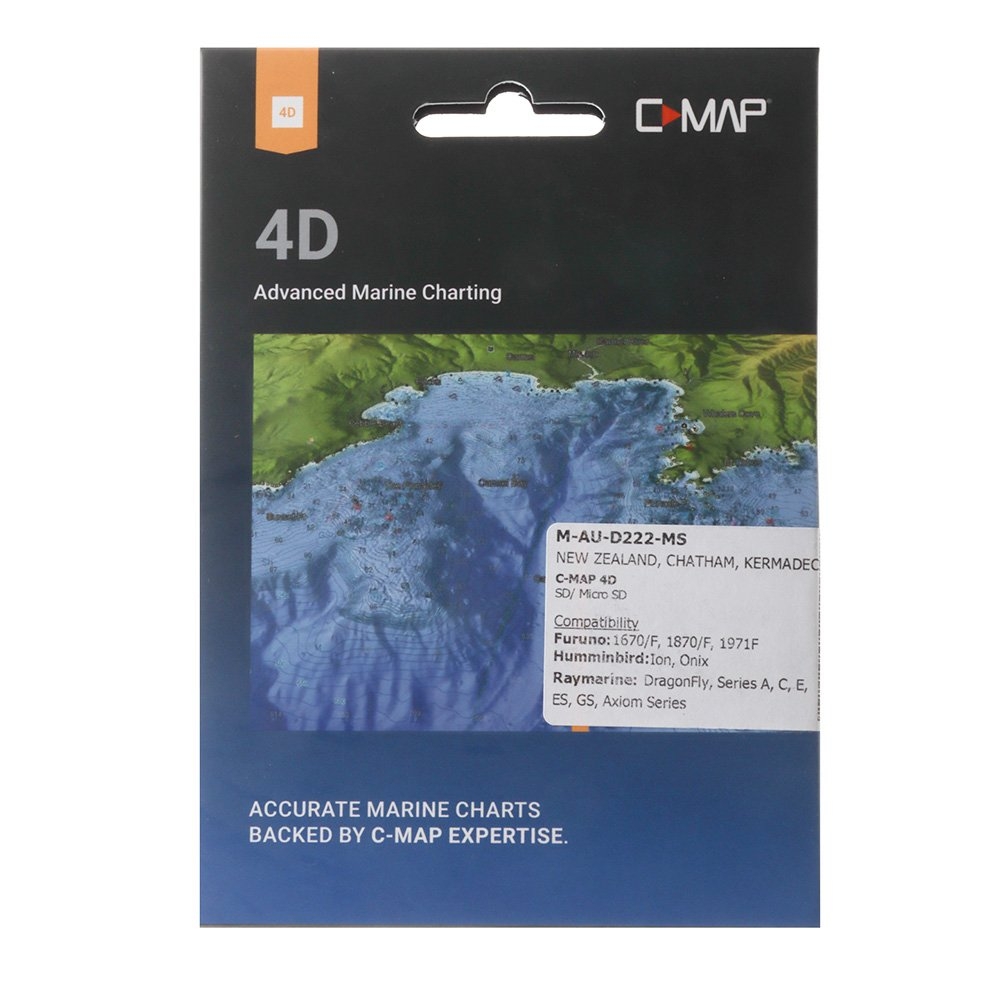 C-MAP 4D MAX Chart Card Wide New Zealand MSD - Returned Unit