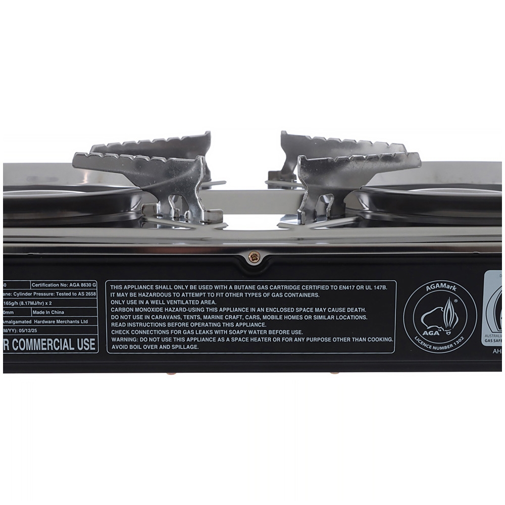 Campmaster Double Burner Butane Stove