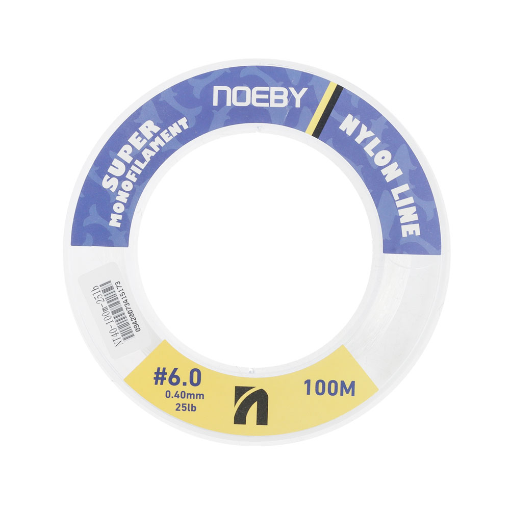 NOEBY Super Mono Leader Clear 100m 25lb
