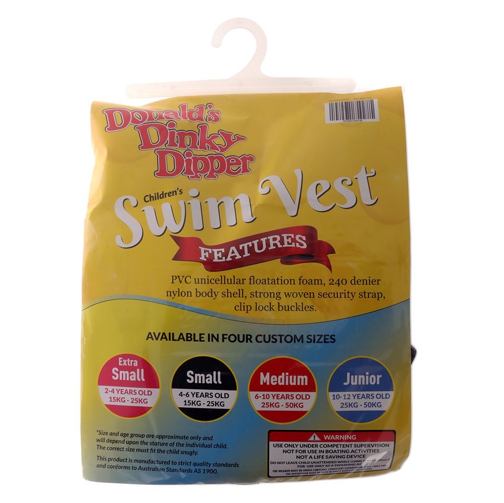 Ron Marks Kids Swim Vest Pink XS