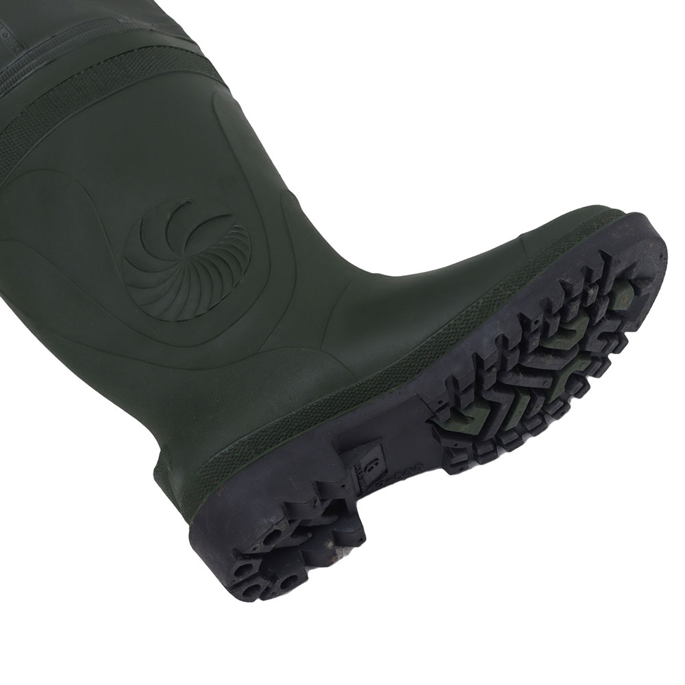 Dragonfly Hi-Elastic PVC Hip/Thigh Waders Size 8