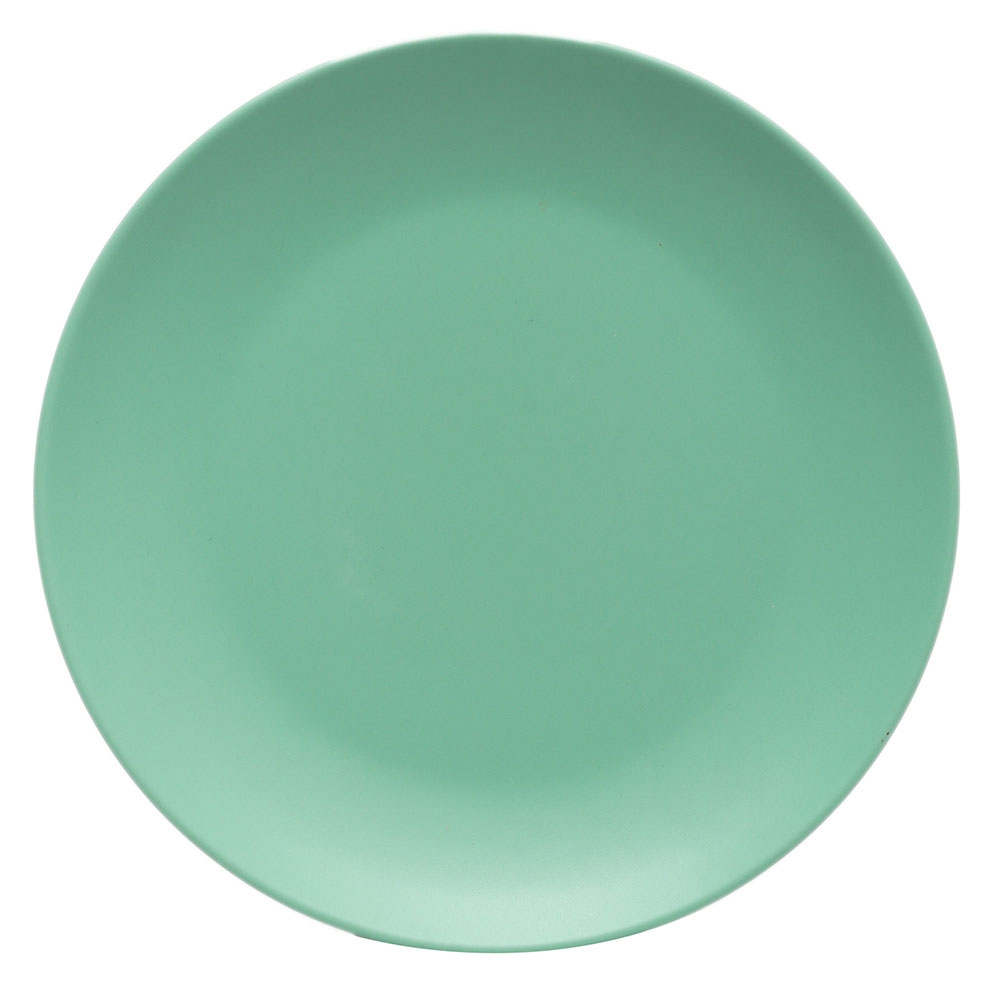 Shatter-Resistant Melamine Dinner Plate 28x3cm Green