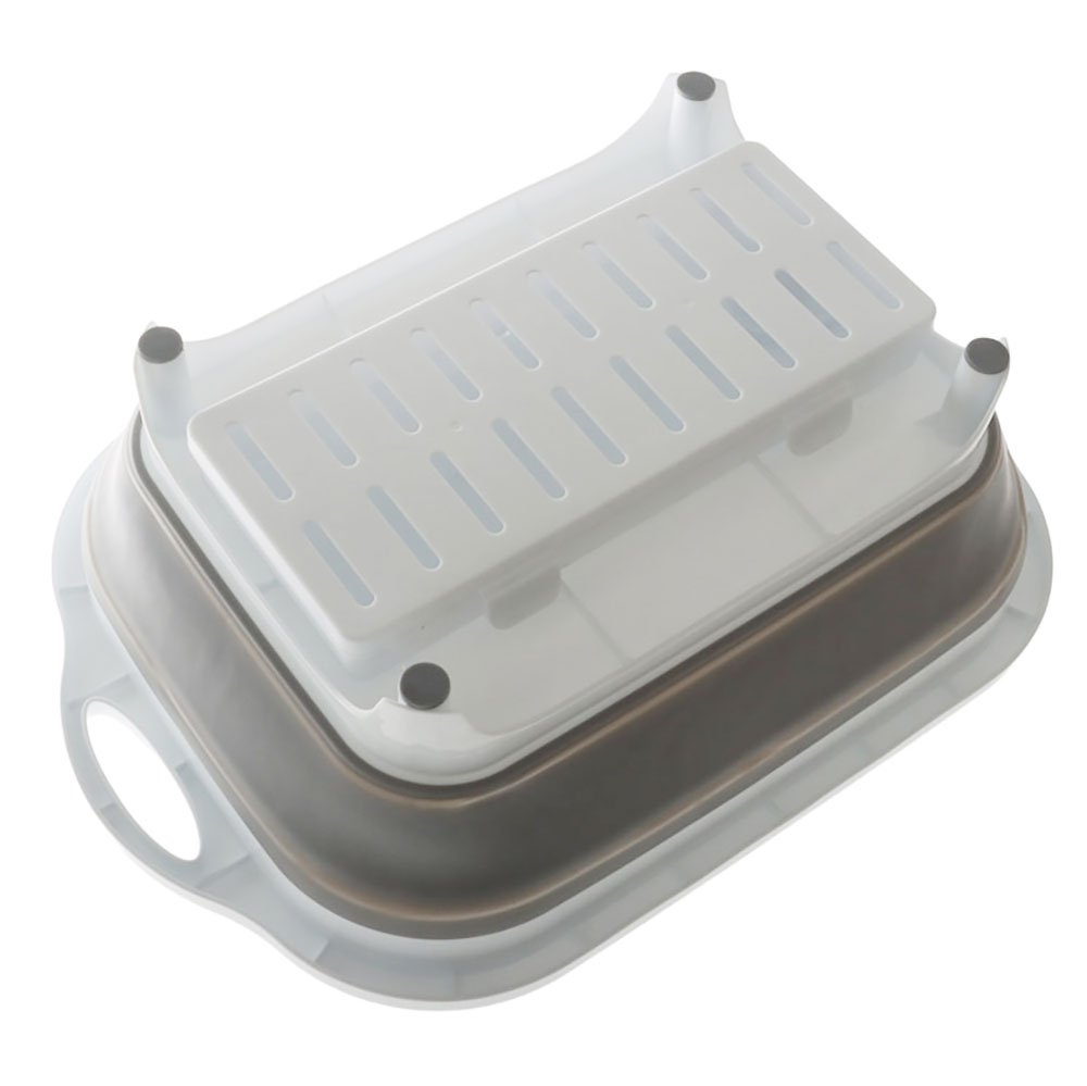 Collapsible Wash Basin With Drain 8L