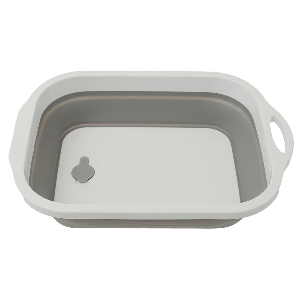 Collapsible Wash Basin With Drain 8L