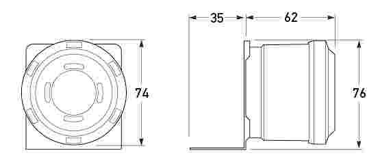 Hella Marine Reversing Alarm 87dB 12-24vs