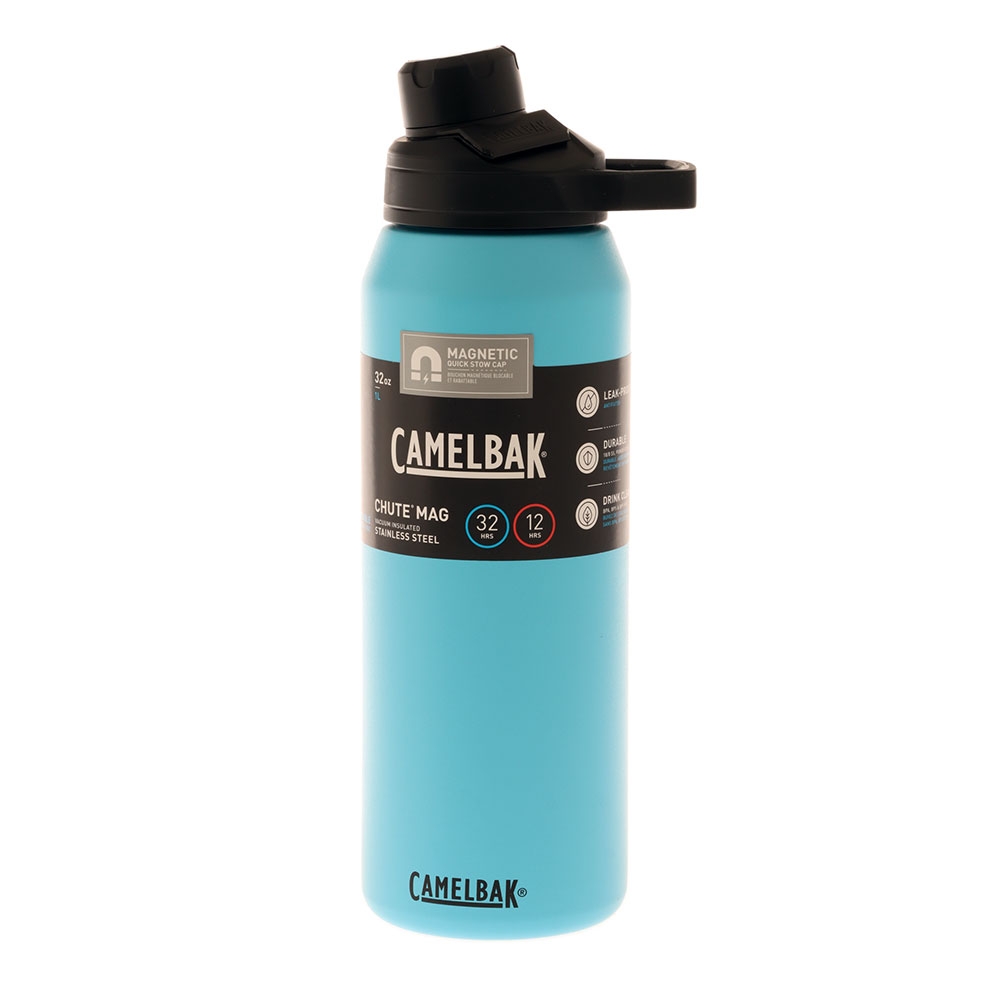 CamelBak Chute Mag Stainless Steel Insulated Water Bottle 1L Nordic Blue