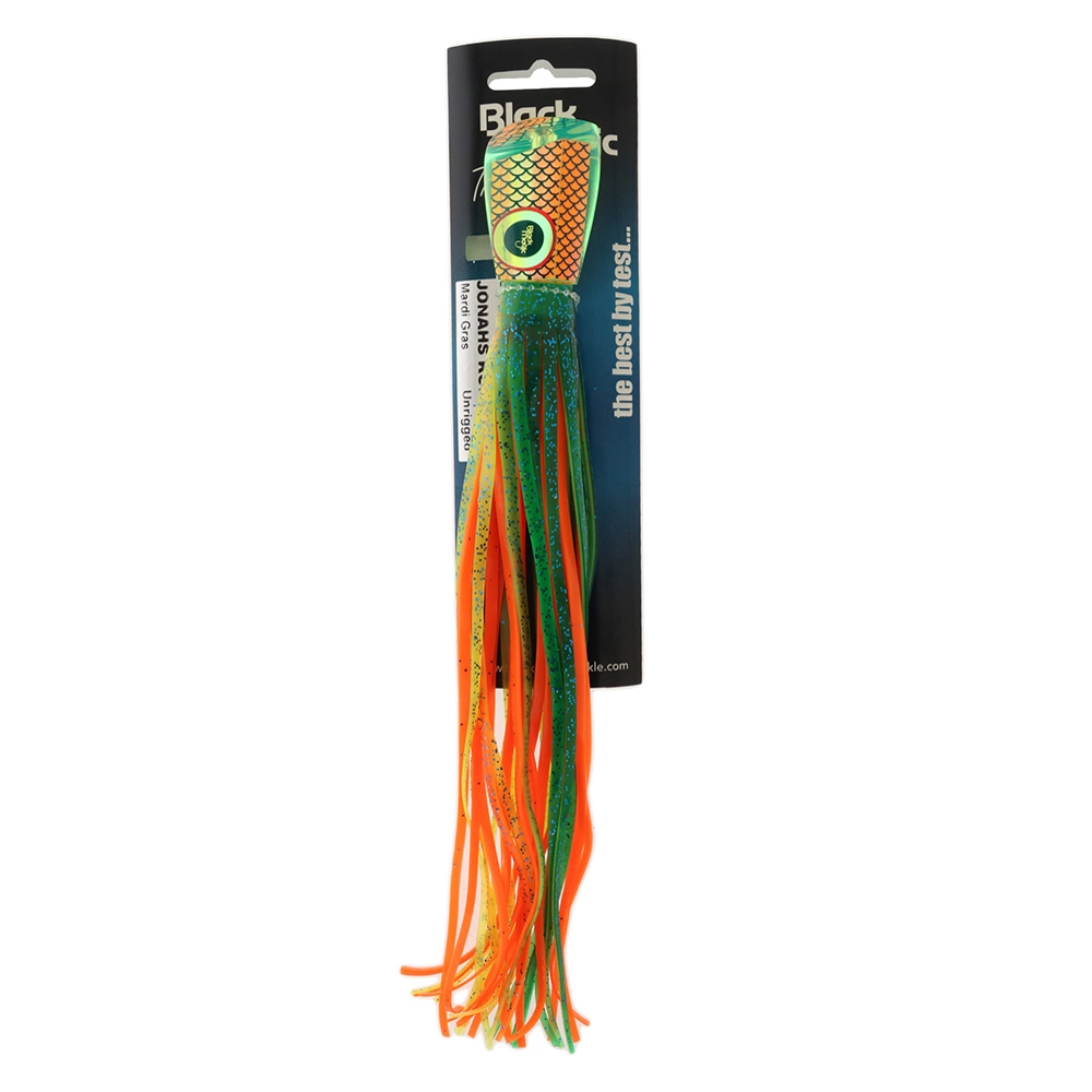 Black Magic Jonahs Kona XT Tuna Game Lure 280mm Unrigged Mardi Gras Black Magic Jonahs Kona XT Tuna Game Lure 280mm Unrigged Mardi Gras
