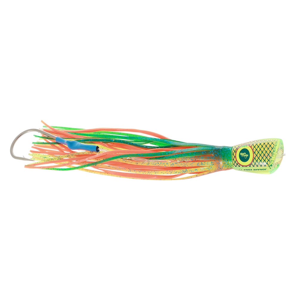 Black Magic Jonahs Kona XT Tuna Game Lure 280mm Single Rigged Mardi Gras