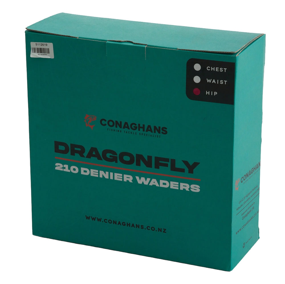 Dragonfly 210D Nylon Hip/Thigh Waders Size 9