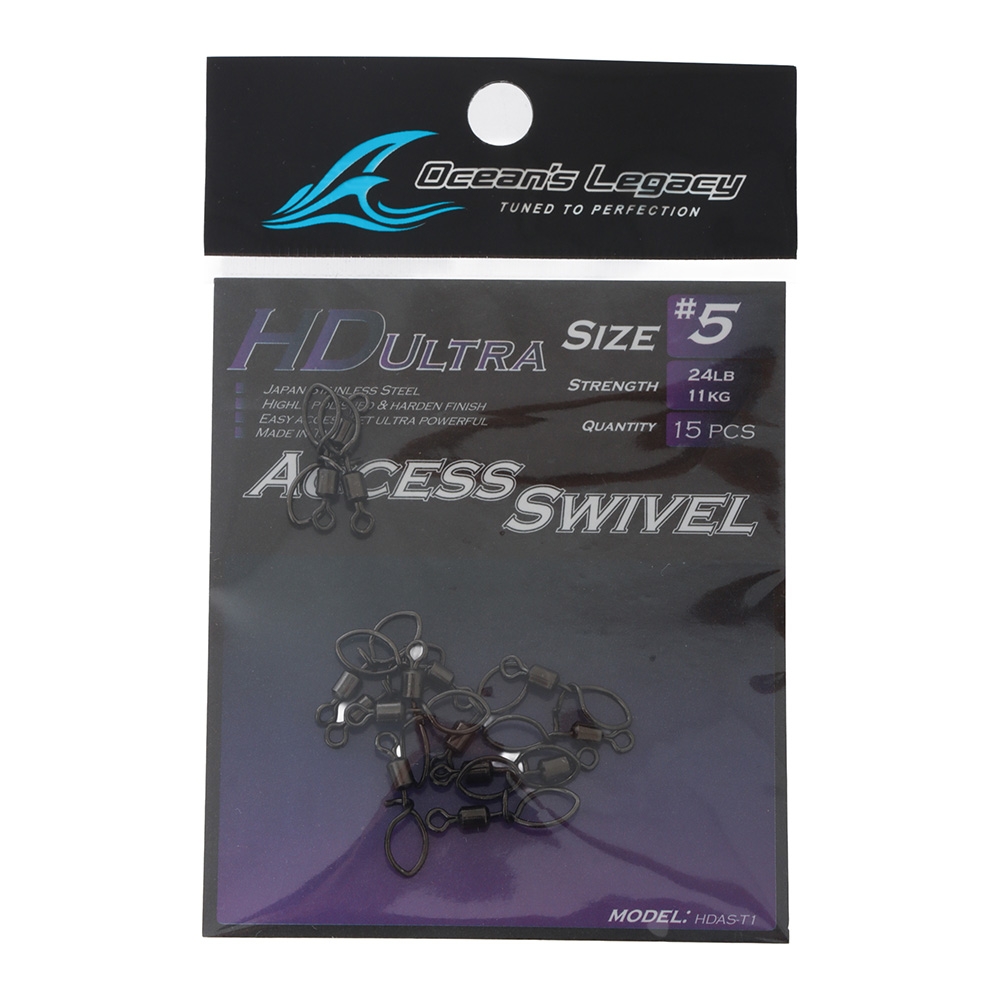 Ocean's Legacy HD Ultra Access Swivel Clips #5 Qty 15
