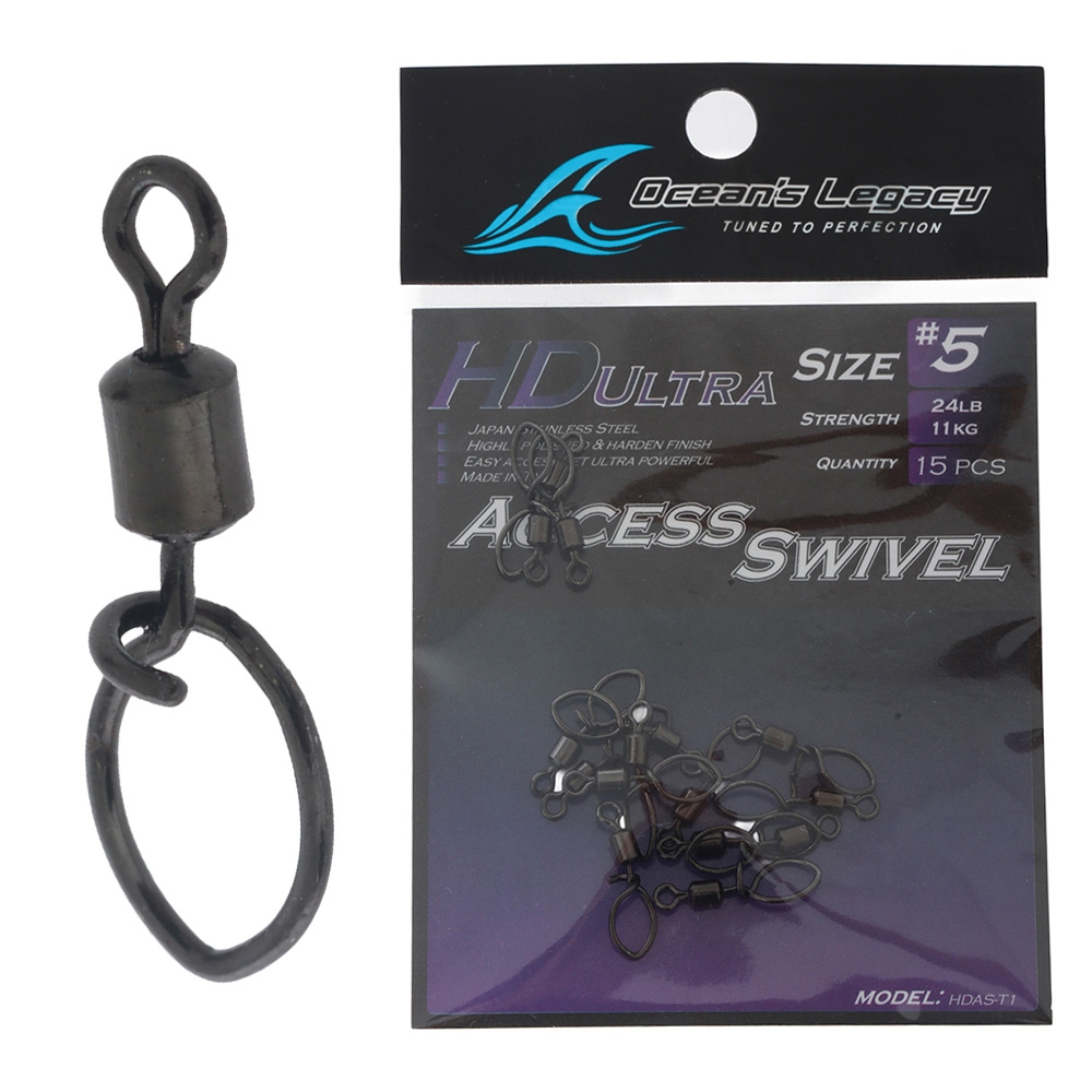 Ocean's Legacy HD Ultra Access Swivel Clips #5 Qty 15
