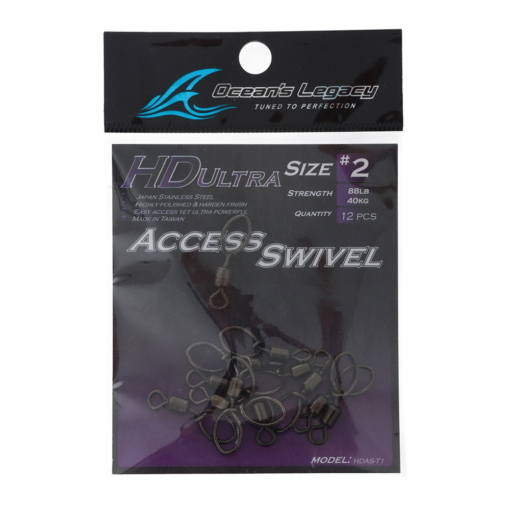 Ocean's Legacy HD Ultra Access Swivel Clips #2 Qty 12