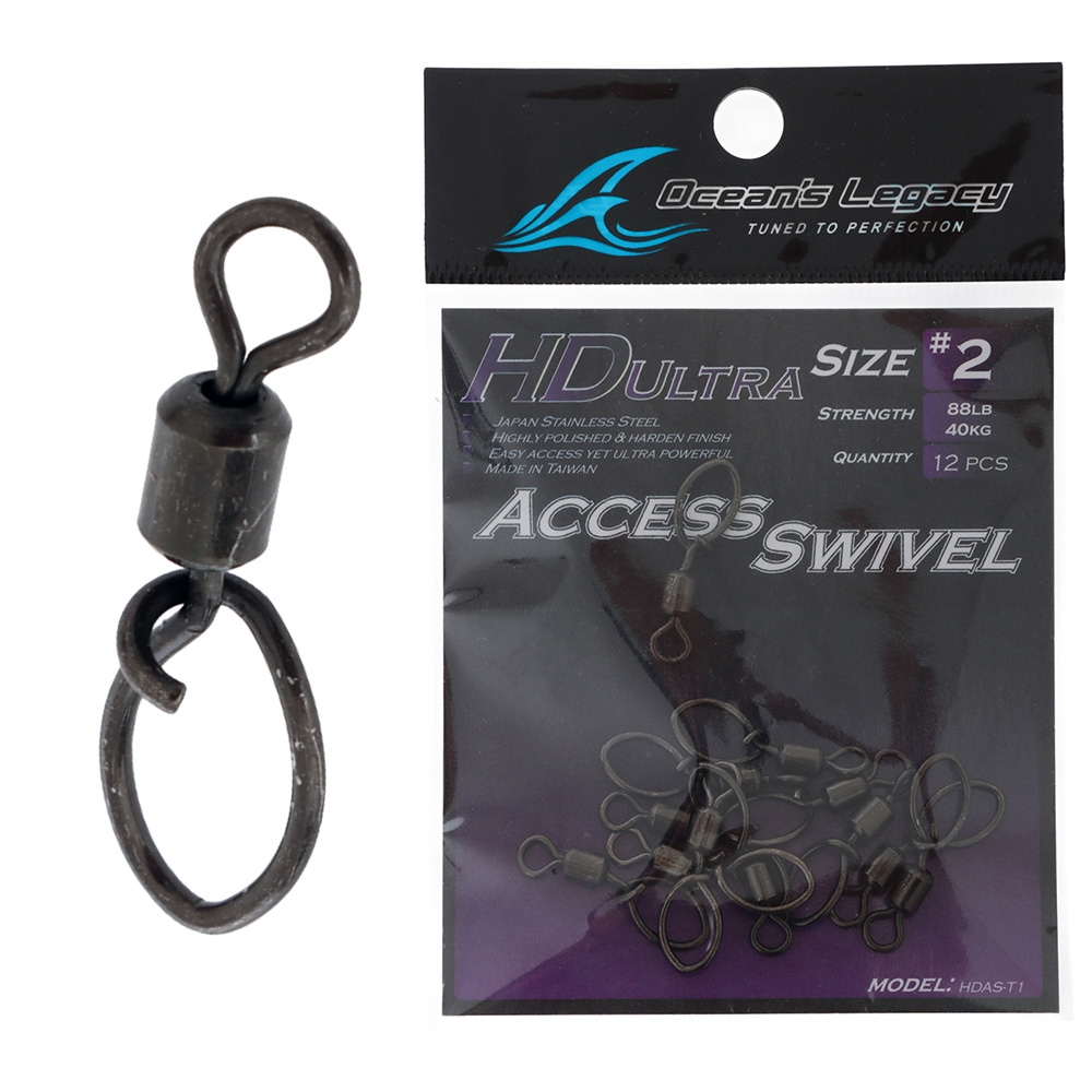 Ocean's Legacy HD Ultra Access Swivel Clips #2 Qty 12