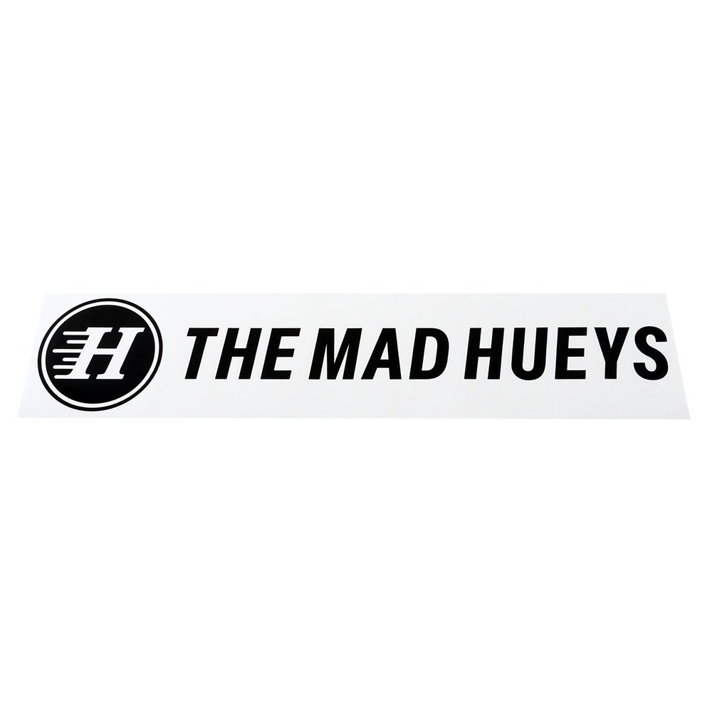 The Mad Hueys Premium Vinyl Boat Sticker Black