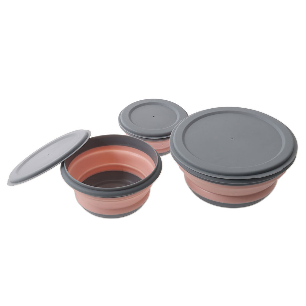 Collapsible Container 3-Pack Pink