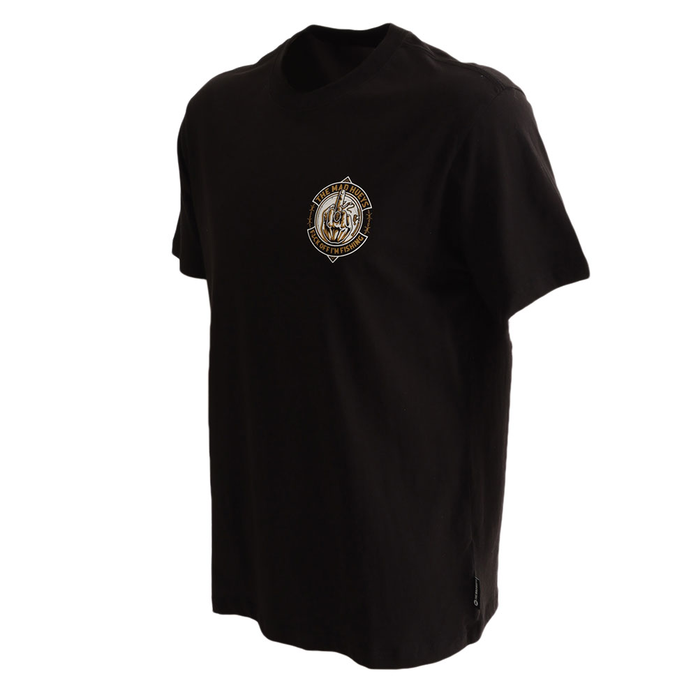 The Mad Hueys Fk Off Fish On Mens T-Shirt Black S
