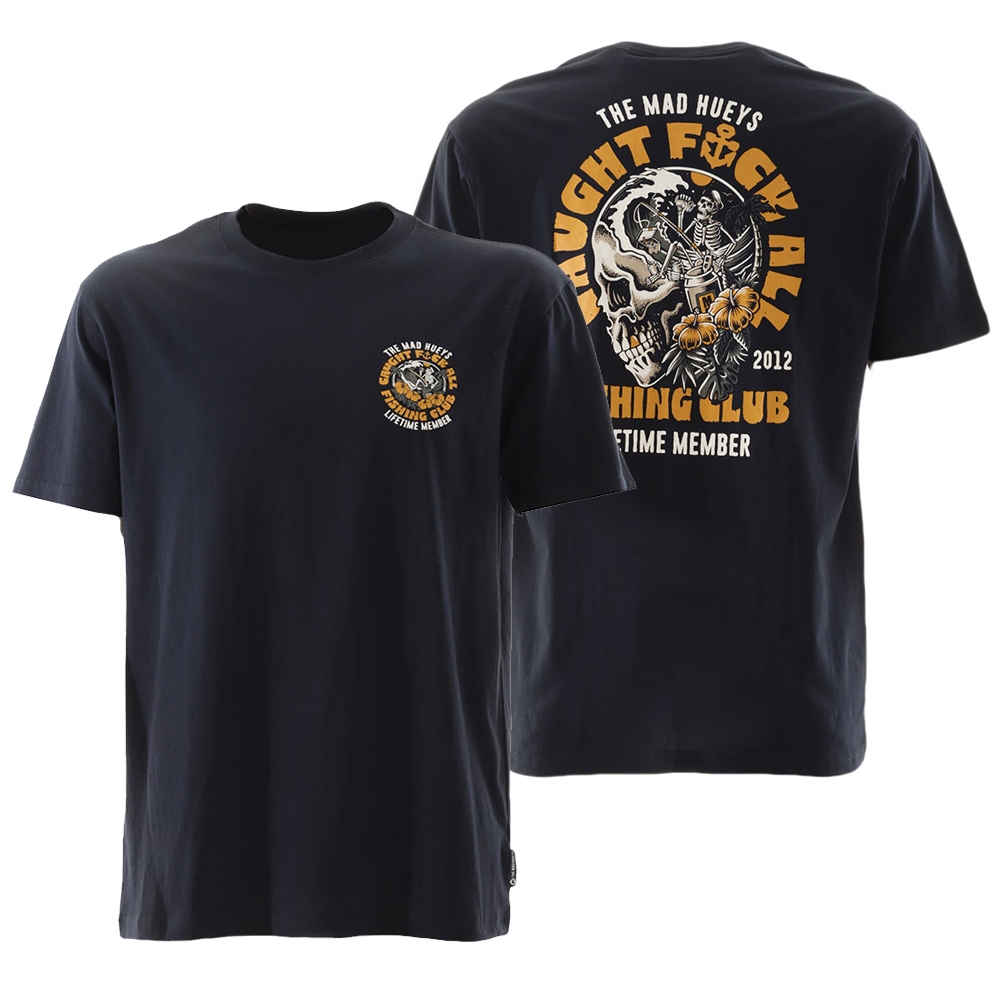 The Mad Hueys Tropic Caught Fk All Mens T-Shirt Navy M