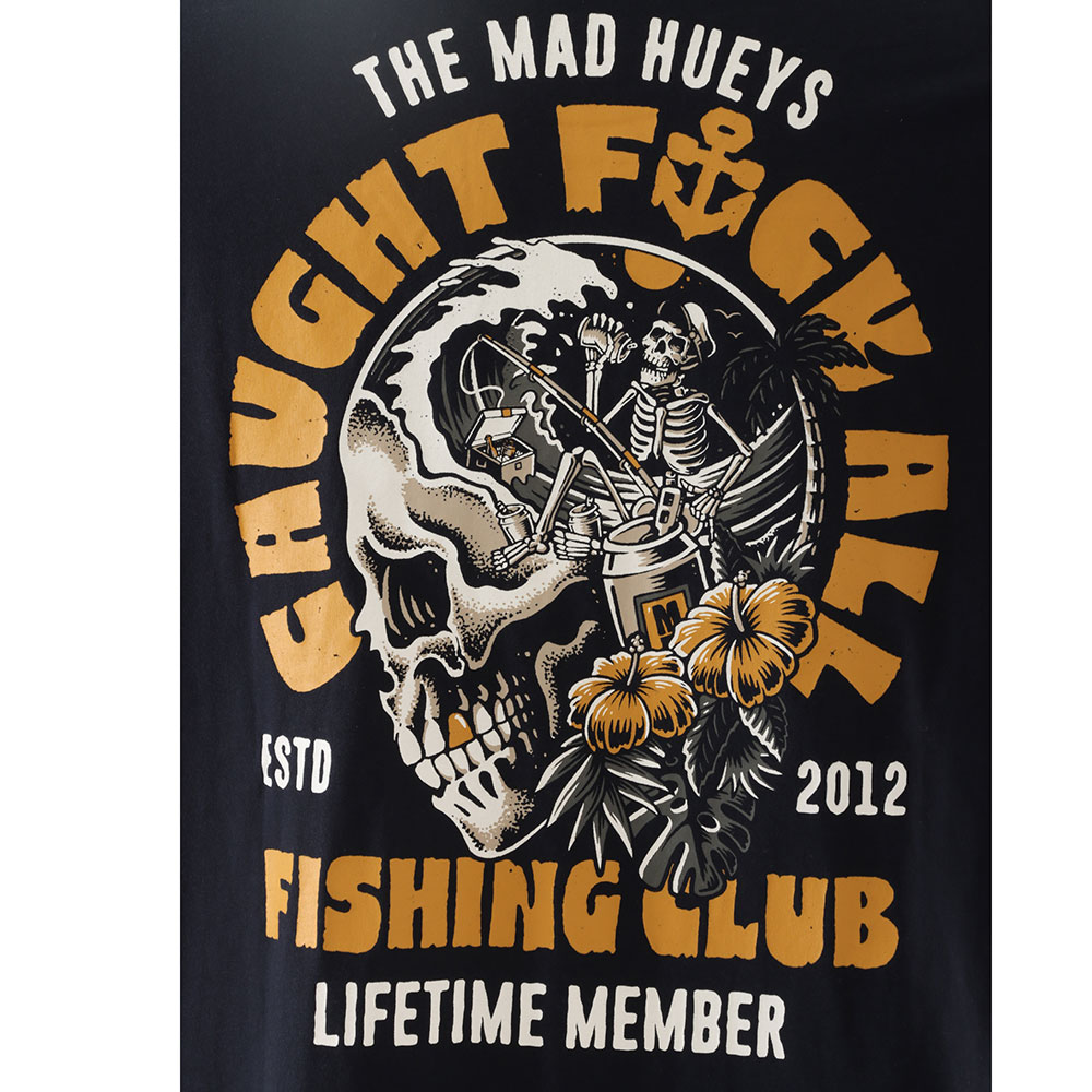 The Mad Hueys Tropic Caught Fk All Mens T-Shirt Navy M