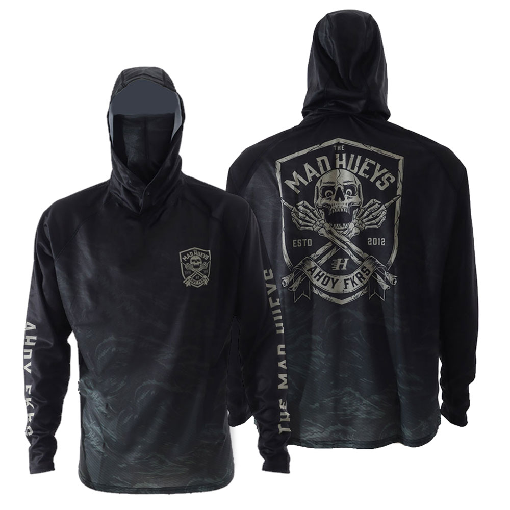 The Mad Hueys Ahoy Fkrs UPF50+ Hooded Fishing Jersey