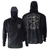 The Mad Hueys Ahoy Fkrs Shield UPF50+ Hooded Fishing Jersey Oil Green 2XL
